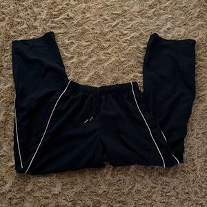 Shein Navy Track Pants with White Stripes